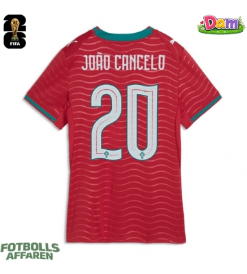 Portugal Joao Cancelo #20 Hemmatröja Kvinnor VM 2026 Kortärmad